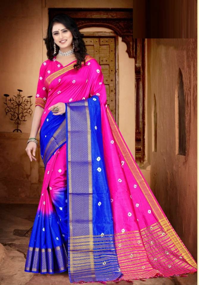 Sravya 2 Designer Festive Wear Vallabhi Silk Latest Saree Collection